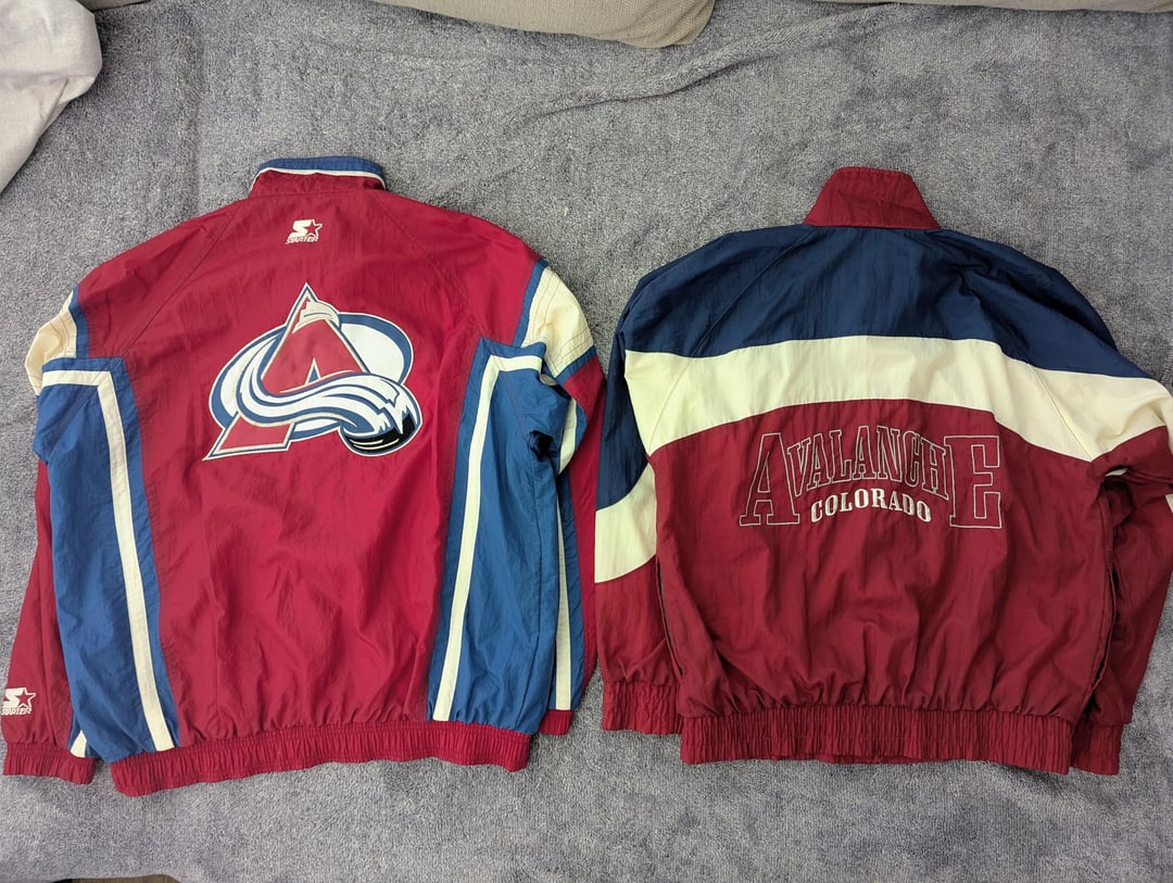 Share your Avs jackets from the 90s