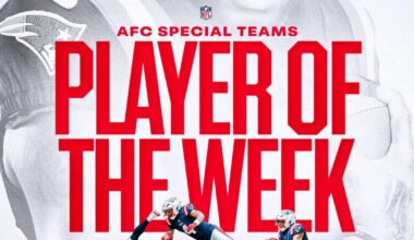 AG with the special teams honor 🔥