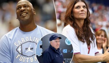 Michael Jordan, Mia Hamm attending Bill Belichick's UNC debut