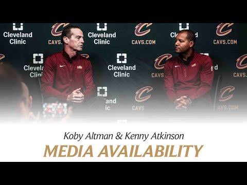 Koby Altman & Kenny Atkinson Preseason Media Availability [YouTube]