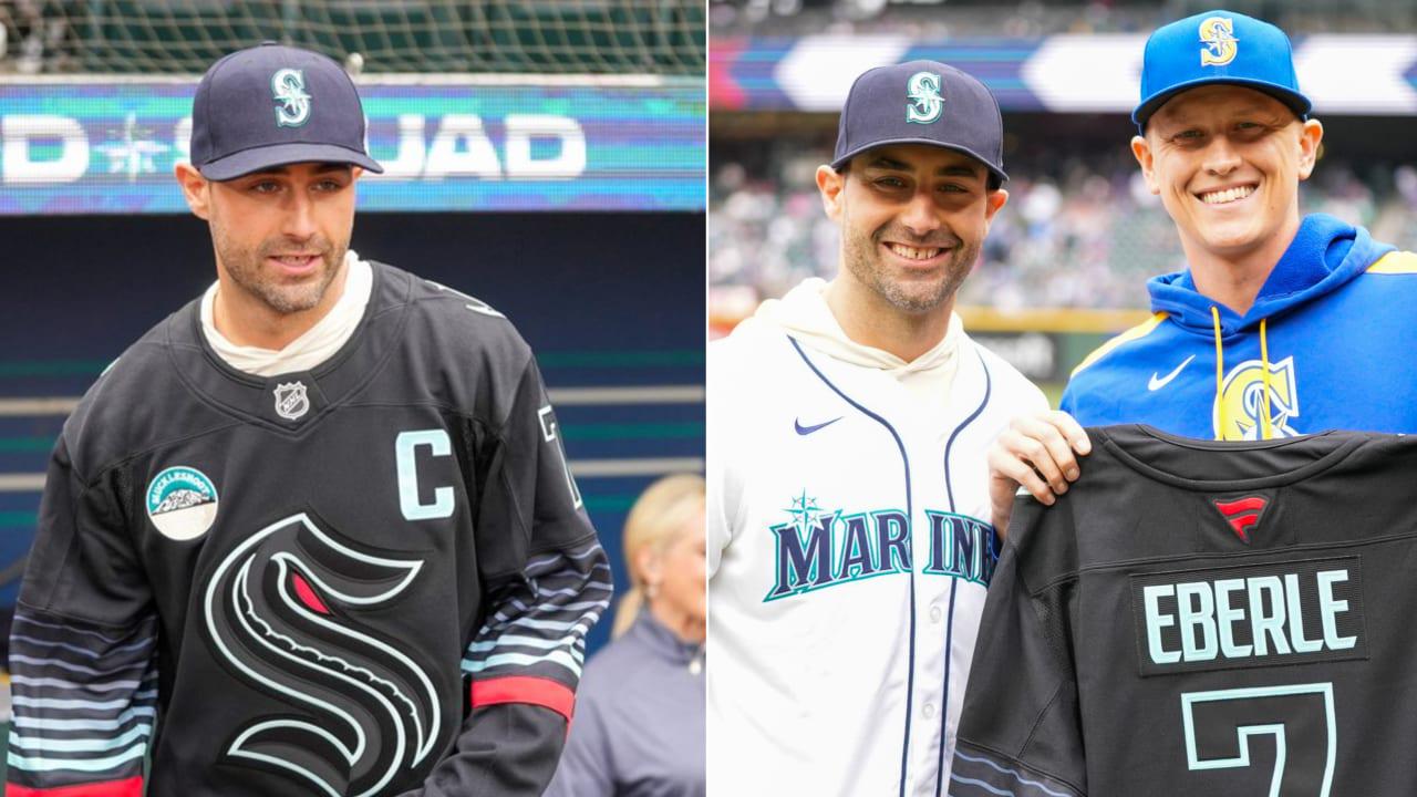 Ebs threw out the first pitch on Sunday