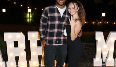 Congrats to TreVeyon Henderson on his engagement!