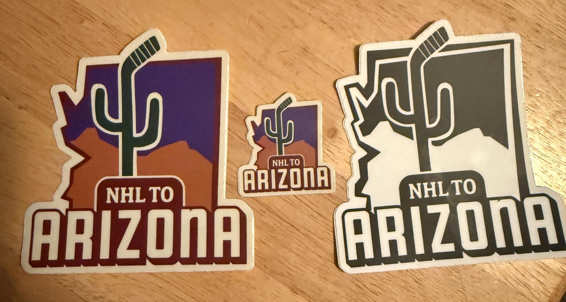Bought some hats from their link on IG and they threw these in there. NHLtoArizona is the way