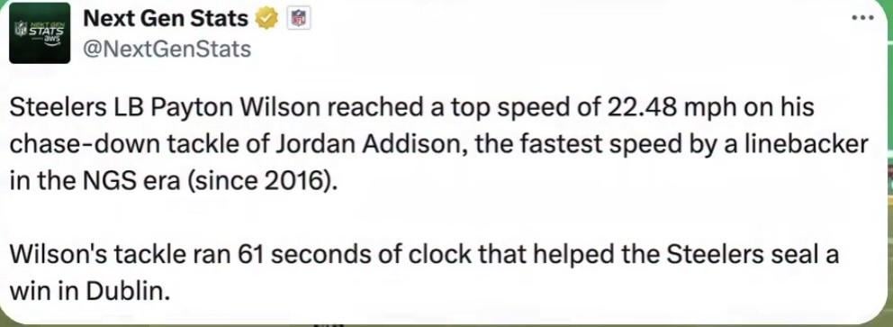 That run-down by Payton Wilson was awesome