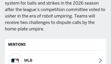 Balls and strikes challenging starting in 2026