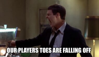 Now Warren hurt with a Toe injury