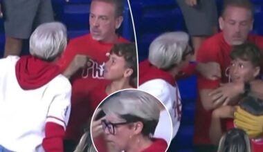 Father berated by furious Phillies fan has a message for those hunting down her identity