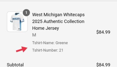 Ordered my first jersey for playoffs!