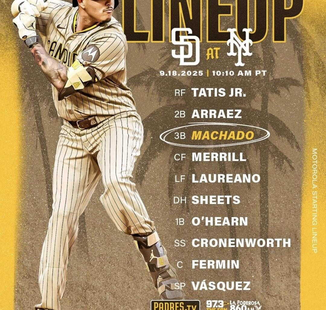 [Padres] Rise and shine☀️