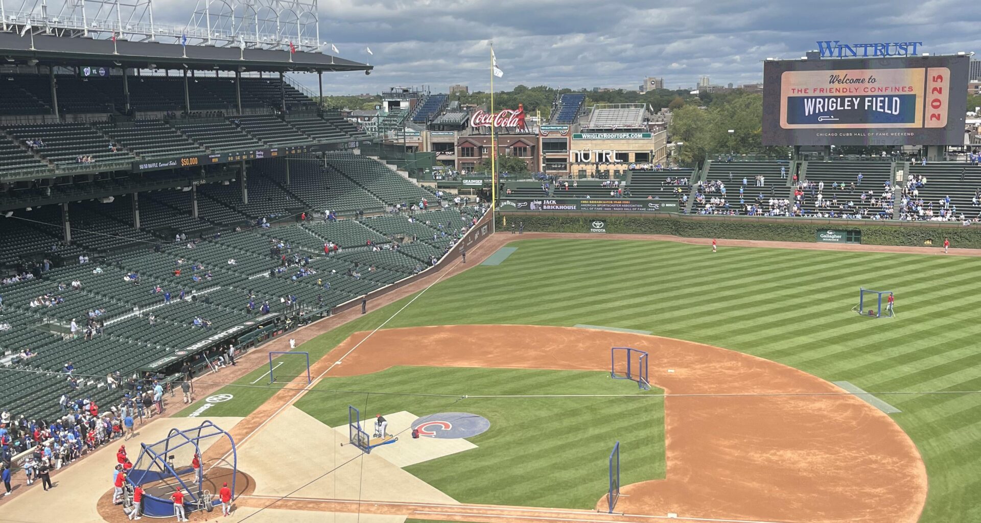 Going to college in Chicago is weird, you can just go to a game after class because you’re bored