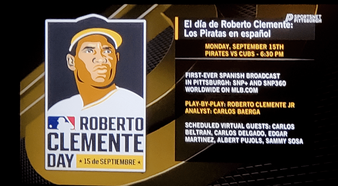 Today is Roberto Clemente Day.