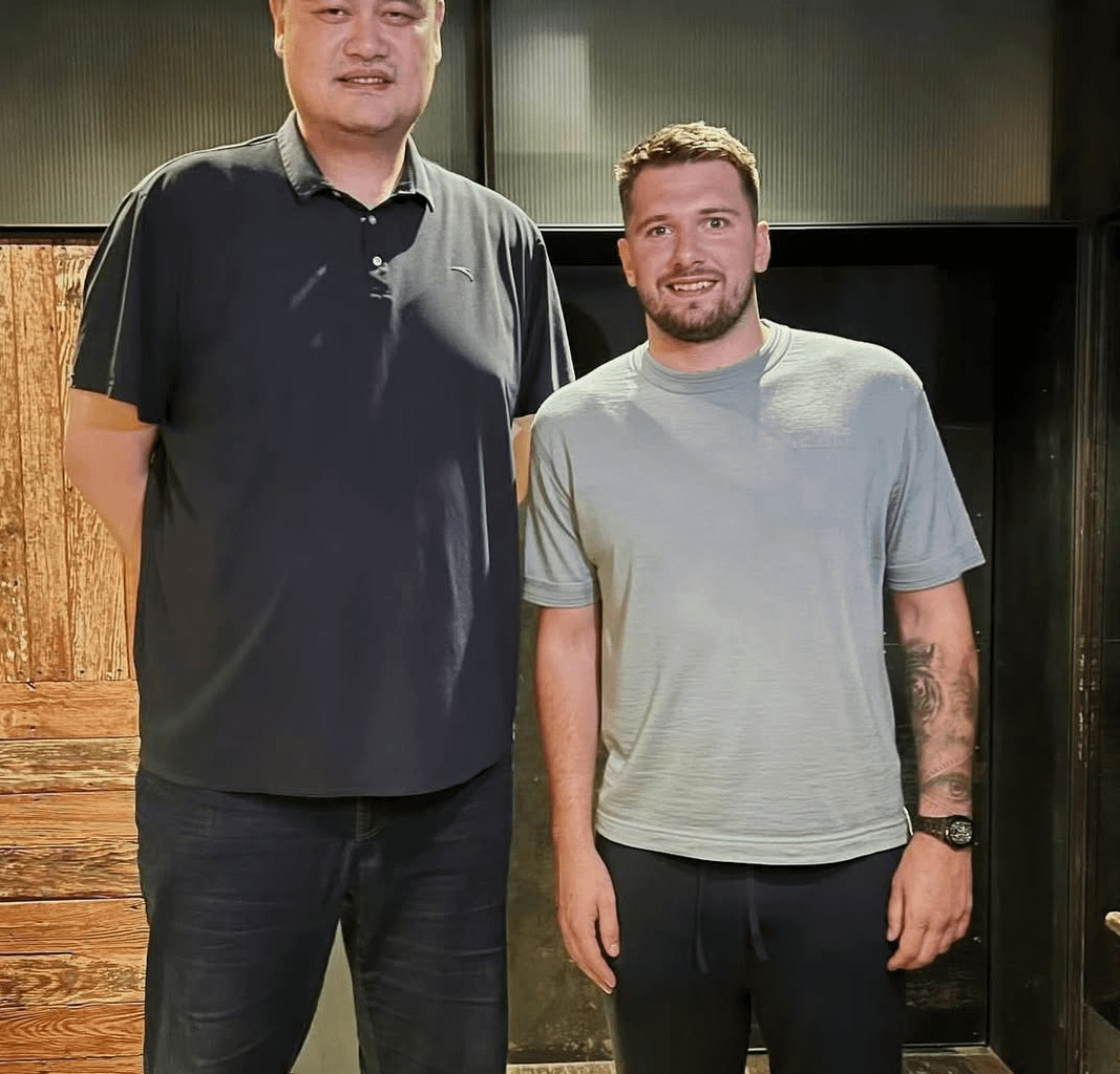 Yao Ming made Luka look so small 😭