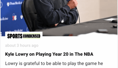 Kyle Lowry is the ultimate vet!