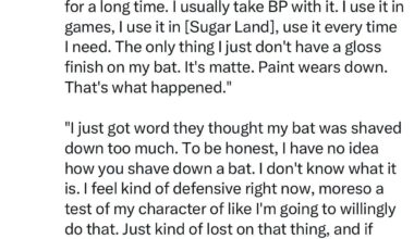 Trammell On Bat Being Confiscated