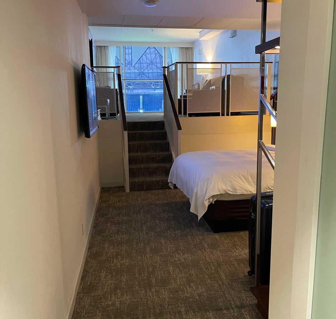 My Hotel Room and view for the Astros vs. Blue Jays Series