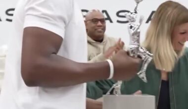 Bam Adebayo surprised his girlfriend A’ja Wilson with her FOURTH WNBA MVP trophy