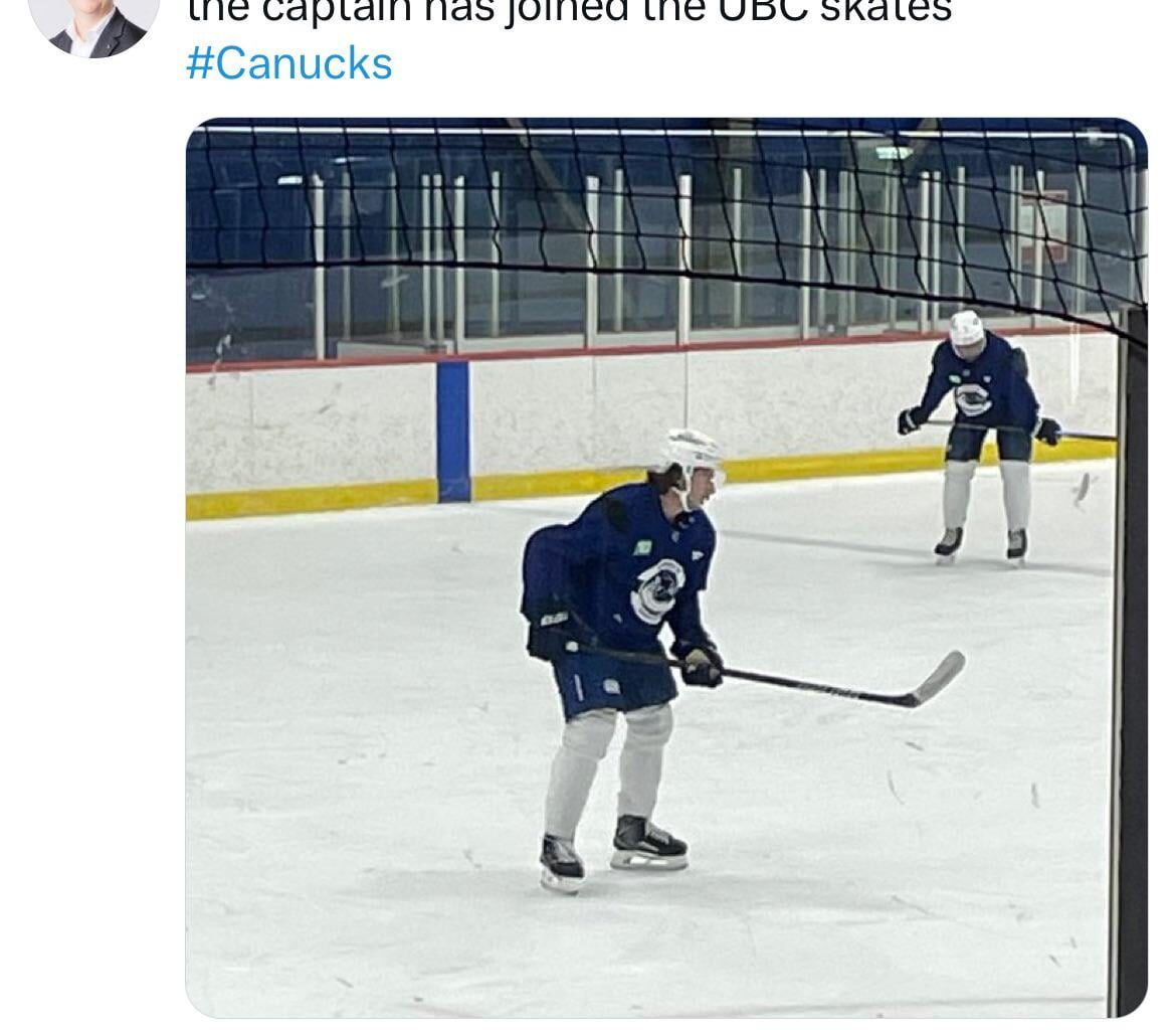 [JP] the captain has joined the UBC skates