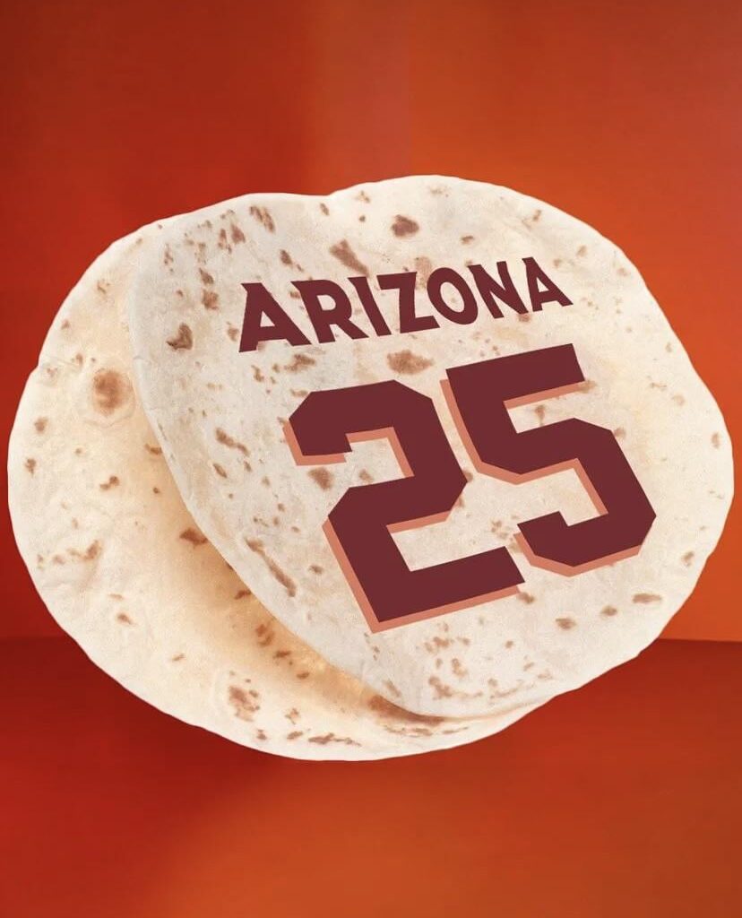 Los Dos Molinos ad. Even they know it looks like a tortilla