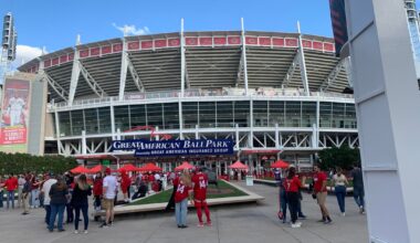 Reds game pictures from yesterday my second time at GABP I finally met Mr Redlegs, Rosie, and Gapper I didn’t get to meet Mr Red for some reason