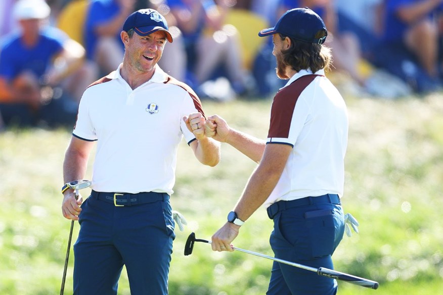 Rory McIlroy and Tommy Fletwood is a possible foursomes pairing at the 2025 Ryder Cup