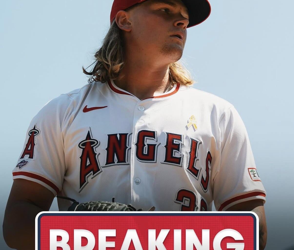 Caden Dana will start for the Angels today, 9/3
