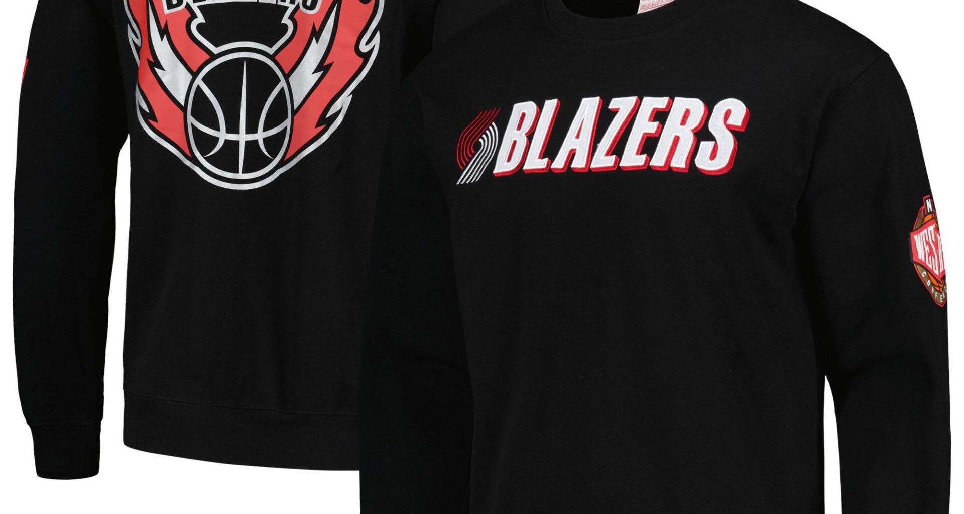 55% off Blazers Mitchell & Ness Hardwood Classics Sweatshirt