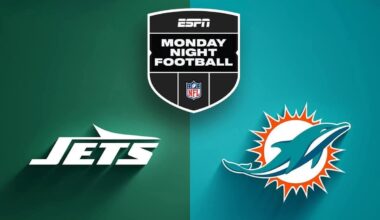 Dolphins vs Jets flexed to Comedy Central