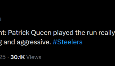 [Kozora] First watch thought: Patrick Queen played the run really well against the Patriots. Attacking and aggressive.