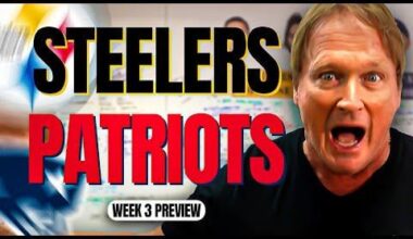 Steelers @ Patriots - Week 3 Gruden Preview