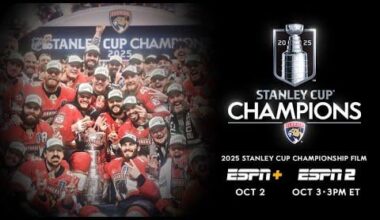 “2025 Stanley Cup Championship Film” Celebrating Florida Panthers’ Repeat Win to Premiere Exclusively on ESPN