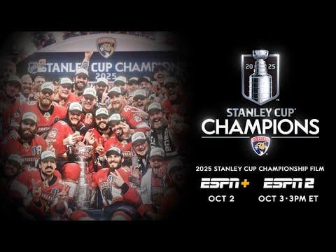 “2025 Stanley Cup Championship Film” Celebrating Florida Panthers’ Repeat Win to Premiere Exclusively on ESPN