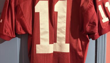 This is still one of my coolest jerseys in my collection.. I remember the happiness on my dad’s face when he brought it home to me years ago.