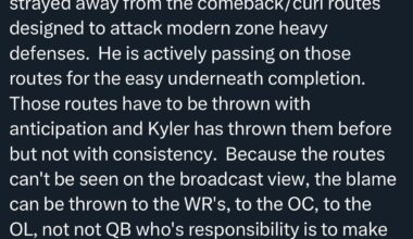 From someone who goes over the X’s and O’s and pays attention to the All-22 [@PancakesSoul]