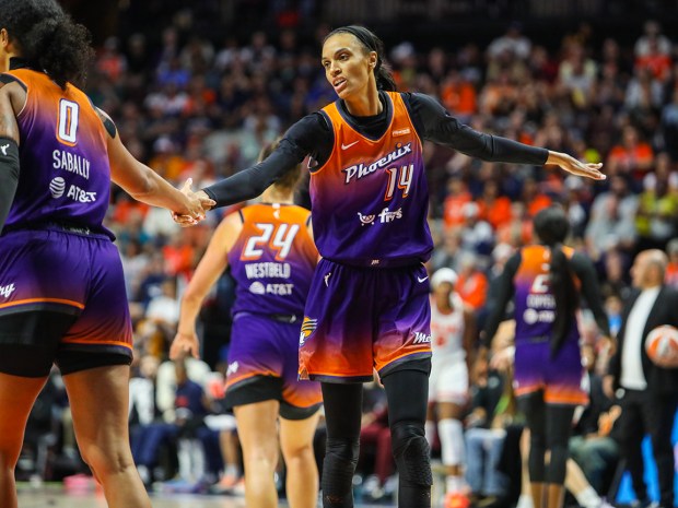 The Connecticut Sun played the Phoenix Mercury on Sept. 6,...