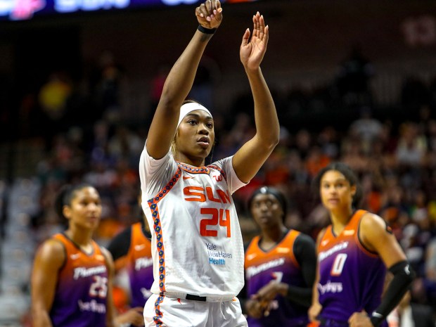 The Connecticut Sun played the Phoenix Mercury on Sept. 6,...