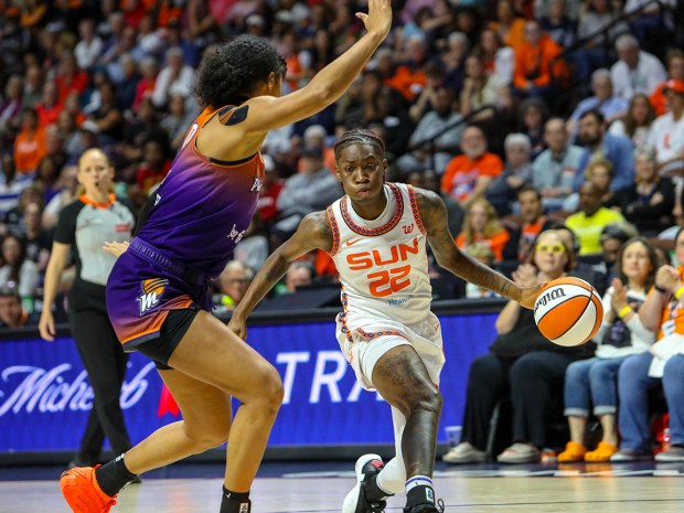 The Connecticut Sun played the Phoenix Mercury on Sept. 6,...