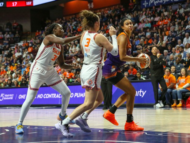 The Connecticut Sun played the Phoenix Mercury on Sept. 6,...