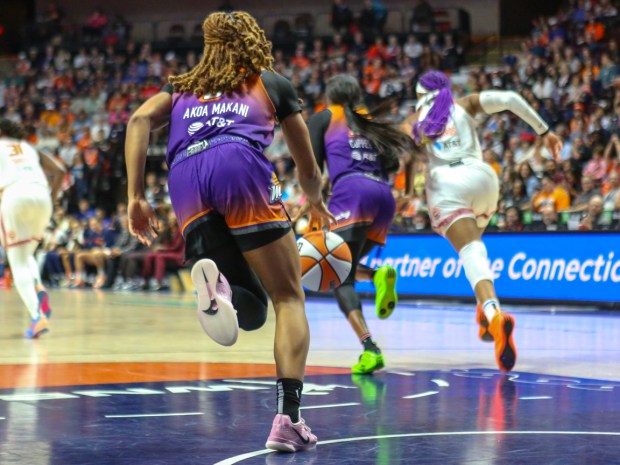 The Connecticut Sun played the Phoenix Mercury on Sept. 6,...