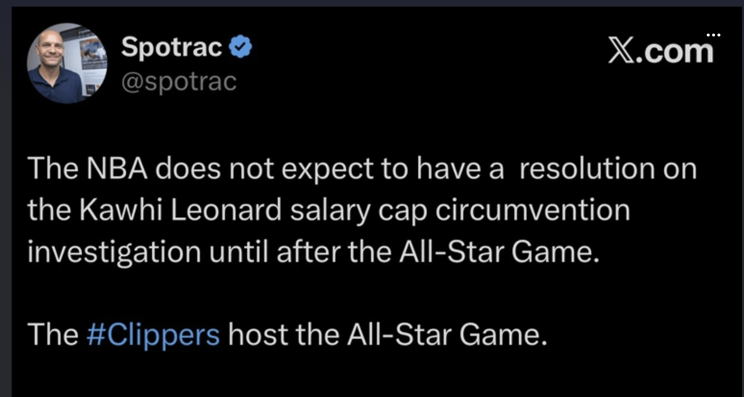 NBA begins their effort to get this incident over with