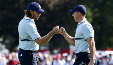 2025 Ryder Cup schedule: Matchups, pairings set for Saturday foursomes on Day 2