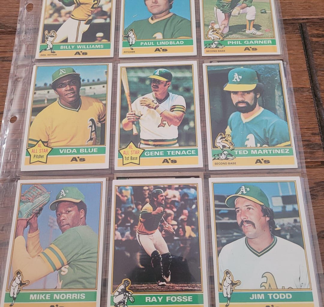 70s era As cards