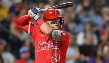 Mike Trout is now 1 of only 2 players with at least 400 HR, 1000 RBI, 200 SB, 86 WAR, .975 OPS, 168 OPS+, and 165 wRC+. The other is Barry Bonds.