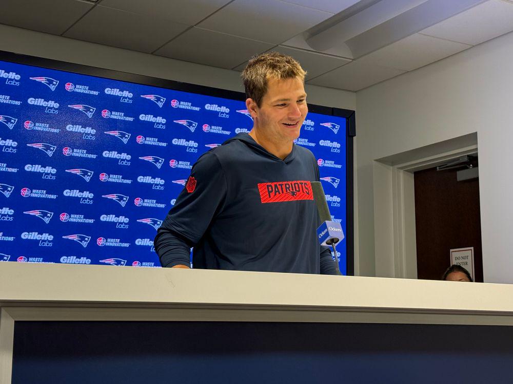 [Reiss] “I know what we can do. I still feel like we haven’t played our best football, and that’s what is promising ahead. … You see glimpses of it.” — Patriots QB Drake Maye