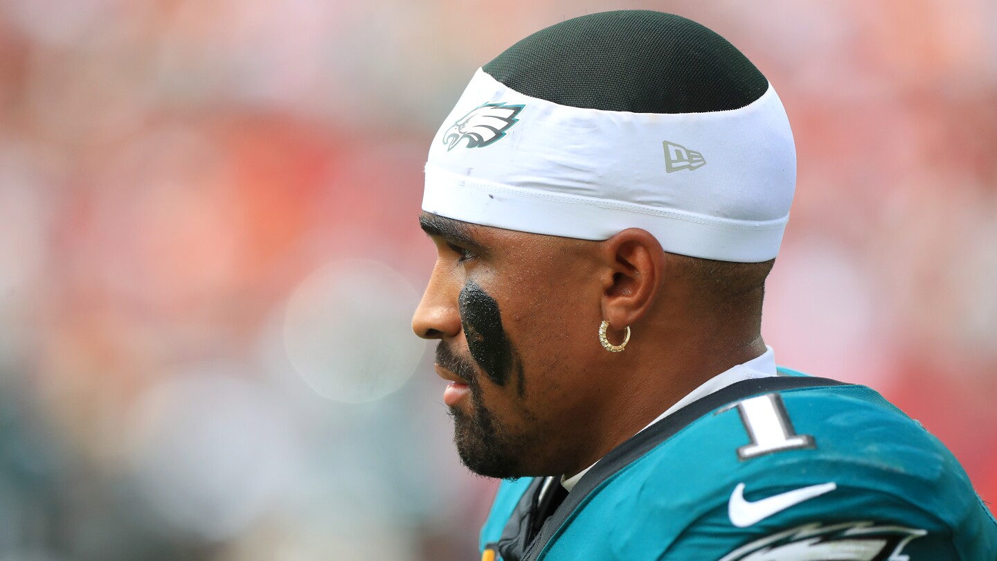 Jalen Hurts didn't have much to say about sluggish second half