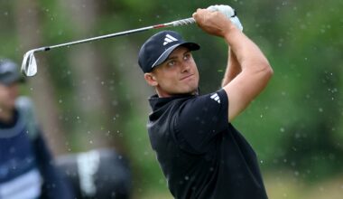 Ludvig Åberg fires 64 to share lead in first round of BMW PGA Championship