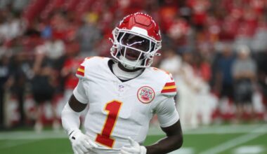 Andy Reid on Xavier Worthy's shoulder: He's rehabbing, it's day-by-day here