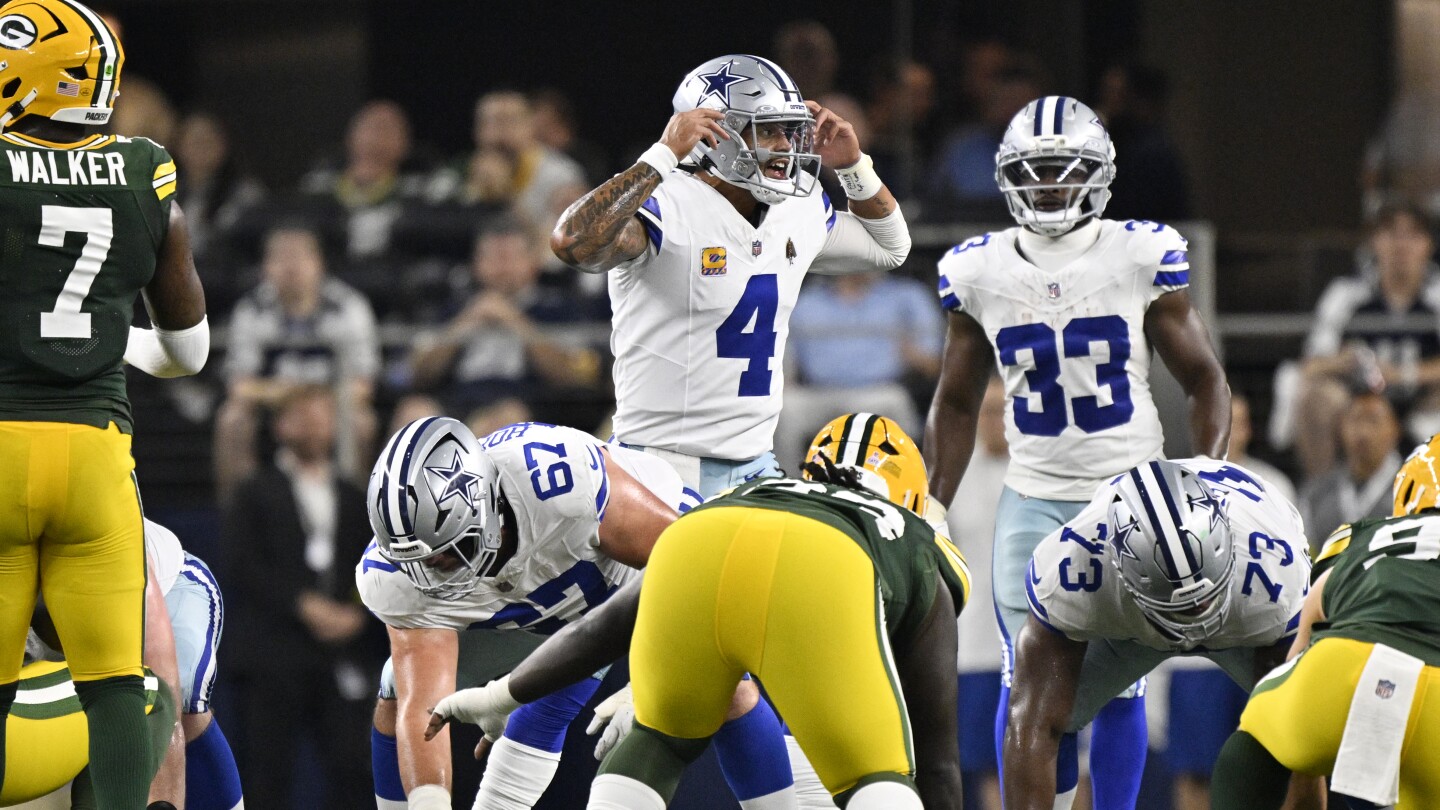 Sunday Night Football: Packers, Cowboys end in a 40-40 tie