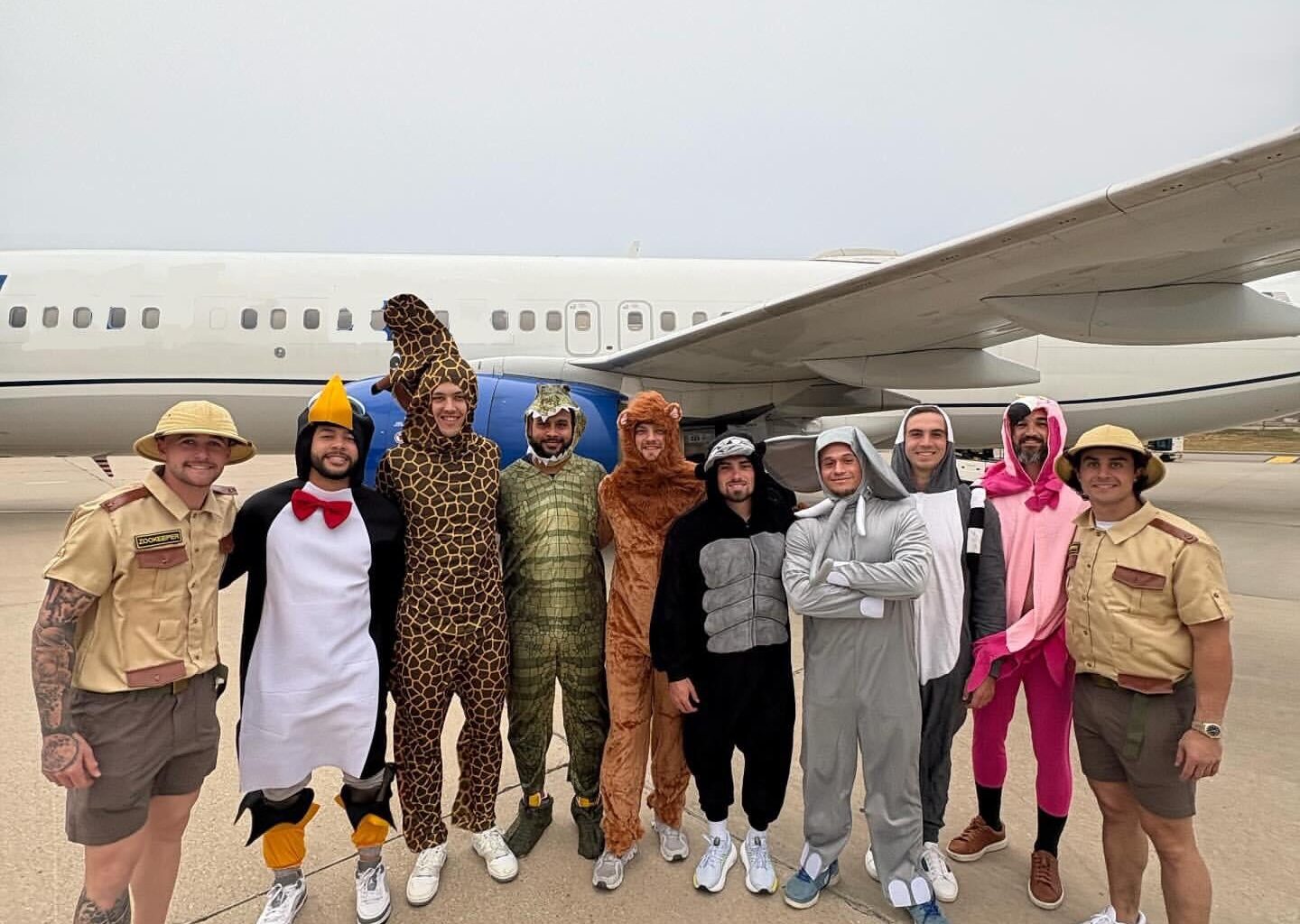 Sal and Brice wrangling the rookies