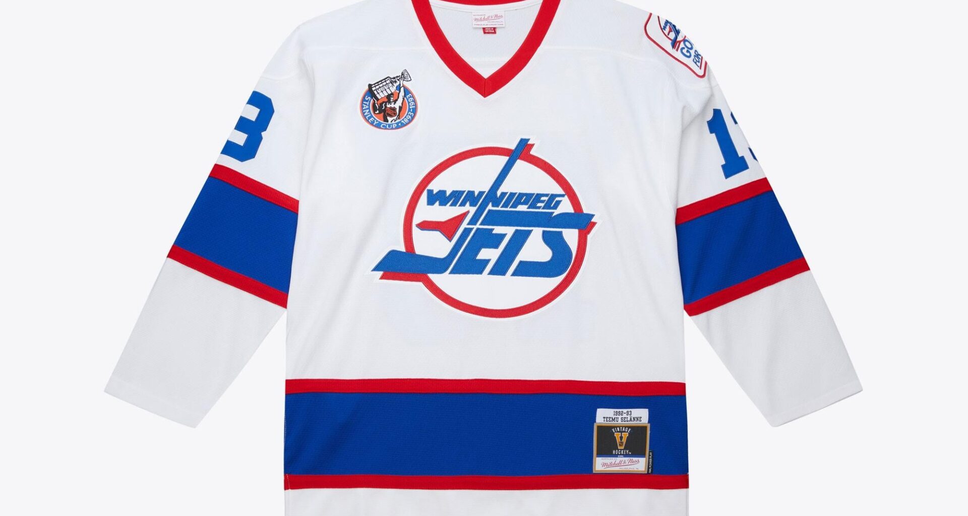 [NEW RELEASE] Teemu Selanne Mitchell & Ness Winnipeg Jets 1992/93 Power Play Jersey