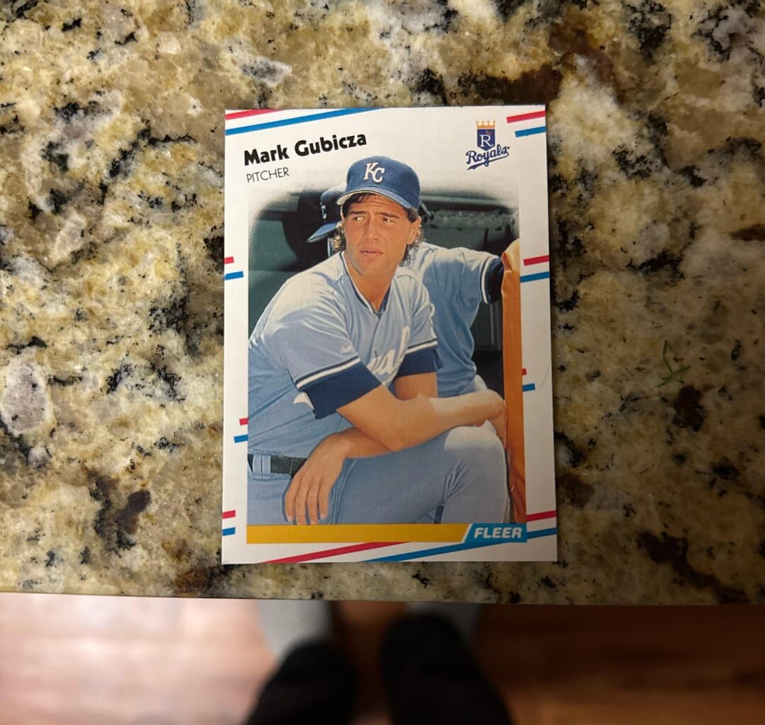 Pulled a 1988 Gubie card!